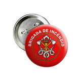 10 Botons Botton Buttons Broches Brigada De Incêndio 2,5