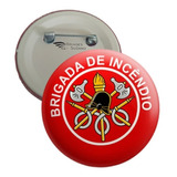 10 Botons Botton Buttons  Broches Brigada De Incêndio 3,5