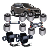 10 Buchas Braço Curvo Reto Facão Traseiro Sorento 4wd 13/...