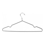 10 Cabides Roupas Camisa Calça Com Cava Metal Emborrachado 