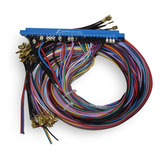 10 Cabos / Chicote Jamma 28/56 1,60cm Terminais 4,8mm