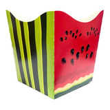 10 Cachepot De Papel Para Festa Doce Decoração Tema Melancia