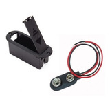 10 Caixa Case Box Bateria 9v Guitarra Baixo Com Conector