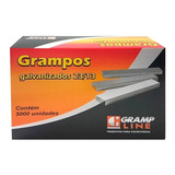10 Caixas C/ 5.000 Grampos 23/13 - Galvanizados