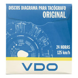 10 Caixas Disco Diagrama Tacógrafo Diário 125km 1d Vdo 24hrs