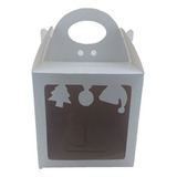 10 Caixas Para Panetone Gourmet De 500g Com Visor