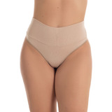 10 Calcinha Cintura Alta Fio Duplo Cós Alto Cinta Modeladora