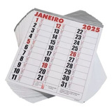 10 Calendários Agenda Bloco B 21x22,5 Folhinha Parede