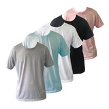 10 Camiseta Coloridas Sublimação Malha 100%