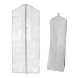 10 Capa Protetoras Proteção Vestidos Longo Anti Mofo Brancas
