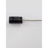 10 Capacitor Eletrolítico Bipolar 4,7uf 100v