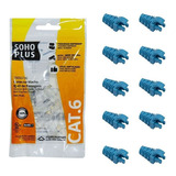 10 Capas Snap In Azul + 10 Conectores Cat6 Furukawa Sohoplus