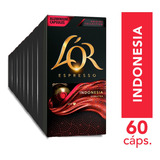 10 Cápsulas De Café L'or Indonesia Cx Un