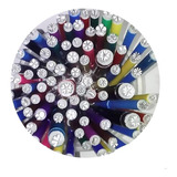 10 Carimbos Unhas Adesivos Artesanais + 5000 Pedrarias
