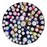 10 Carimbos Unhas Adesivos Artesanais+ Brinde 5000 Pedrarias