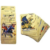 10 Cartas Pokemon Douradas Sem Repetidas