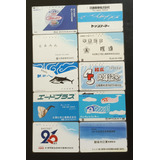 10 Cartões Telefônicos Do Japão: Mídias. Baleia Preta E Outr