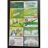10 Cartões Telefônicos Do Japão: Mídias.