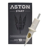 10 Cartuchos Aston P/máquina Rotativa Tattoo Pen Universal