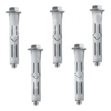 10 Chumbador Nylon Longo Bucha Mecânica P/ Concreto E Bloco