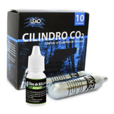 10 Cilindro Co2 P Pistola De Pressão Airsoft + Óleo Silicone