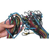 10 Corda Elastico 2m Aco Bagageiro Moto Bike 10 Un Gancho