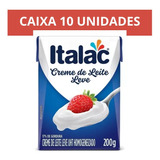 10 Creme De Leite 200ml Italac