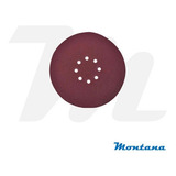 10 Discos Lixa C/ Velcro 225mm 9 Pol C/ 8 Furos Lixadeira P/