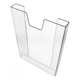 10 Display Parede Acrílico Cristal Porta Folha A4 Documento