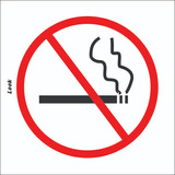 10 Etiquetas Sinalização Proibido Fumar Adesiva