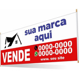 10 Faixas Em Lona Imobiliária Vende Aluga 1,5m X 0,50m