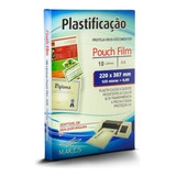 10 Folhas Plástico Para Plastificação Mares A4 220x307mm