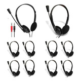 10 Fones Microfone Headset Home Office