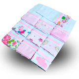 10 Fraldinha De Boca Bebê Estampadas 100% Algodão 35 X 35 Cm