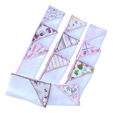 10 Fraldinhas Boca Bebê 100% Algodão 33x33 Ctms + 1 Brinde 