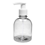10 Frasco Pet 250ml Válvula Pump Sabonete Líquido Alcool Gel