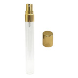 10 Frascos De Vidro Para Perfume 10 Ml Com Válvula + 1 Funil