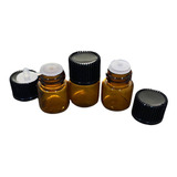 10 Frascos Vidro Âmbar Gotejador 1ml