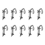 10 Garra Clamp Gancho Q15 Até Q30 De Aluminio Treliça Tripé