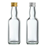 10 Garrafinhas Vidro 60 Ml Para Pimenta Bebidas Molhos