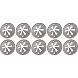10 Grampos Manta Térmica Motor Audi A1 A3 A4 Q3 Q7