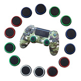 10 Grips De Borracha Silicone Para Controle Ps4 Xbox