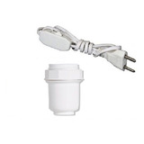 10 Instalação Rabicho Fio 2mt C/ Interruptor + Soquete E27