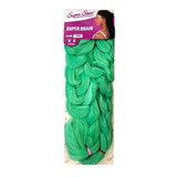 10 Kanekalon Jumbo Tons Escuros Ultrabraid Lindo+ Agulha 
