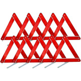 10 Kit Triangulo Sinalização Segurança Automotivo Carro 