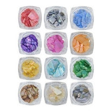 10 Kits 12 Cores Pedras Madre Peróla Encapsulamento Acrigel 