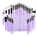 10 Kits 32 Pincéis Maquiagem Roxo