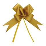 10 Laços Mágico Fácil Pronto Presente Médio Cromus 18 Mm Cor Dourado