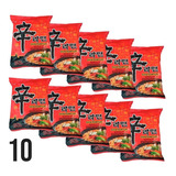 10 Lamen Coreano Shin Ramyun Hot Nongshim 100g - T. Foods