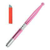 10 Lamina Tebori 12flex Nano 0,18mm Mais Caneta Tebori Rosa